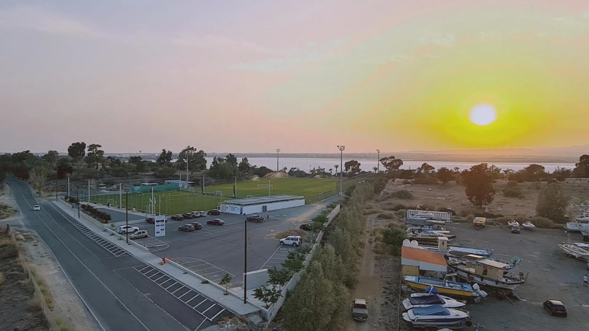 Stay Sea And Salt Lake Panoramic View Apt Larnaca Cyprus